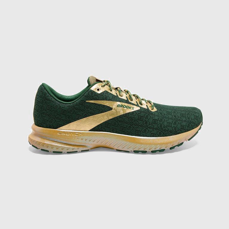 Brooks Launch 7 NZ - Men's Road Running Shoes - Green (75631-ZTVC)